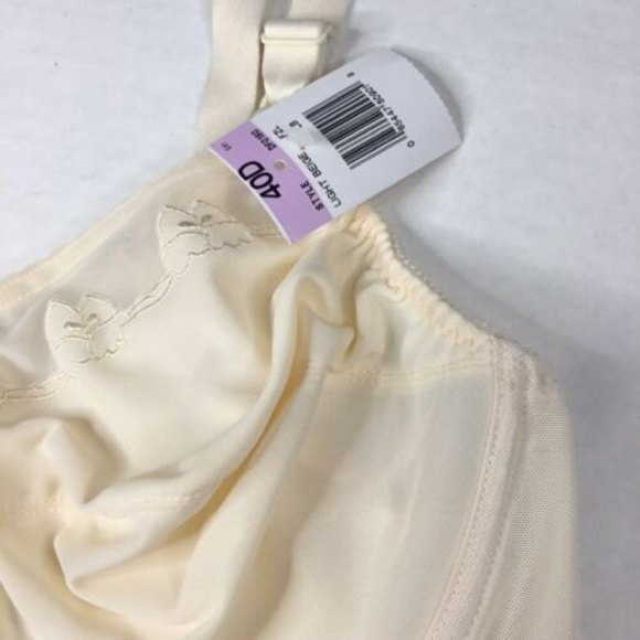 Bali Women's Flower Underwire Bra DF 0180 size 40D - Picture 4 of 11